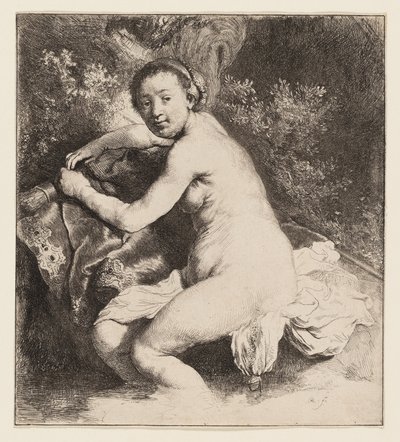 Diana Banyoda by Rembrandt van Rijn