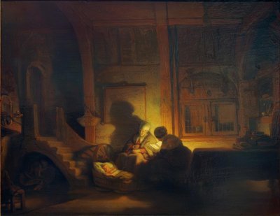 kutsal aile by Rembrandt van Rijn