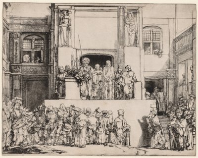 Ecce Homo. İnsanlara Sunulan İsa, 1655. by Rembrandt van Rijn
