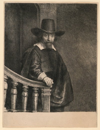 Ephraim Bonus, Yahudi Hekim by Rembrandt van Rijn