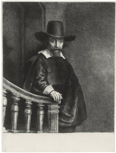 Ephraim Bueno, Yahudi Hekim, 1647 by Rembrandt van Rijn