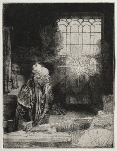 Faustus, c. 1652. by Rembrandt van Rijn