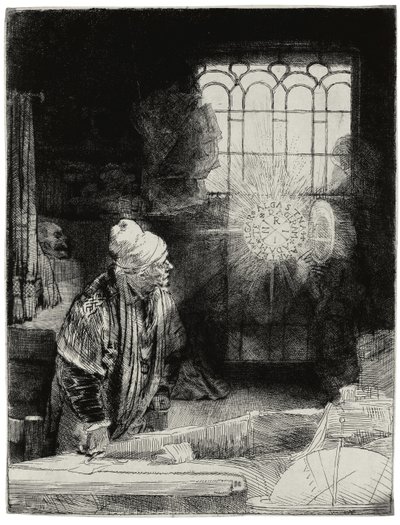 Faust, yaklaşık 1652 by Rembrandt van Rijn