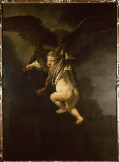 Ganymede kartalın pençelerinde by Rembrandt van Rijn