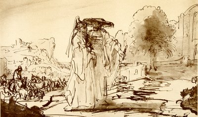 Yakup ve Rachel by Rembrandt van Rijn
