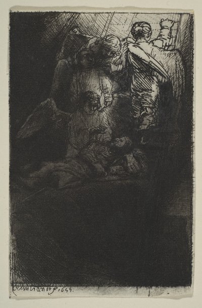 Jacobs Merdiveni, 1655. by Rembrandt van Rijn