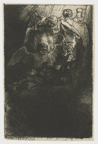Yakup'un merdiveni by Rembrandt van Rijn