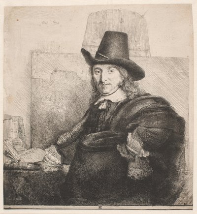 Jan Asselin, ressam by Rembrandt van Rijn