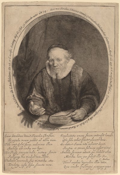Jan Cornelisz. Silvius by Rembrandt van Rijn