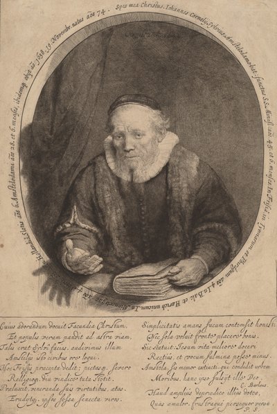Jan Cornelisz. Silvius, 1646 by Rembrandt van Rijn