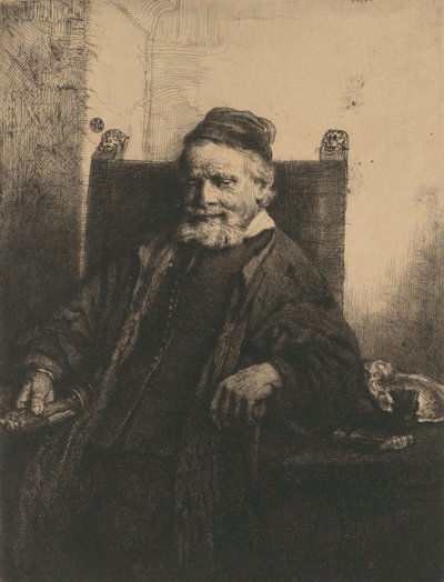 Jan Lutma, 1656., 1656. by Rembrandt van Rijn
