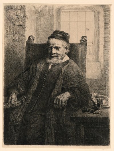 Jan Lutma, Kuyumcu by Rembrandt van Rijn