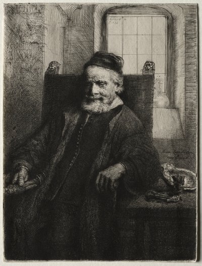 Jan Lutma, Kuyumcu by Rembrandt van Rijn