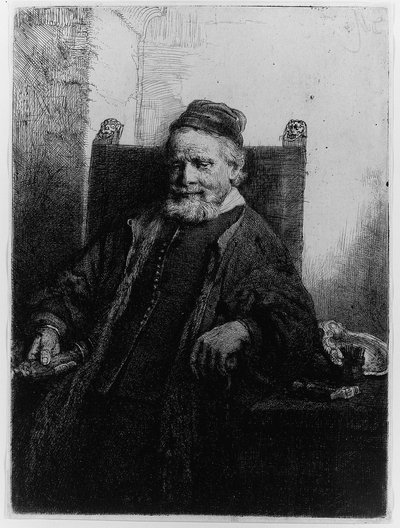 John Lutma, Kuyumcu, 1656 by Rembrandt van Rijn