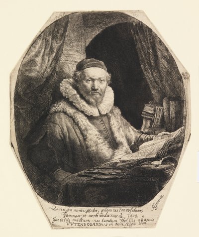 Jan Uytenbogaert, Vaiz by Rembrandt van Rijn
