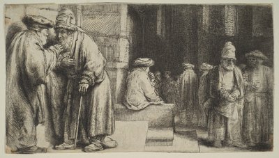 Sinagogdaki Yahudiler, 1648. by Rembrandt van Rijn