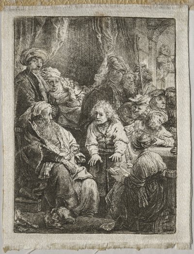 Yusuf Rüyalarını Anlatıyor by Rembrandt van Rijn