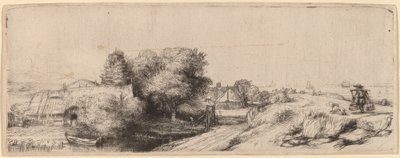 Sütçü ile Manzara by Rembrandt van Rijn