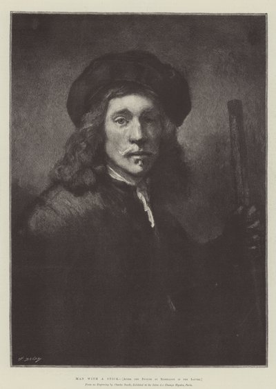 Sopalı adam by Rembrandt van Rijn