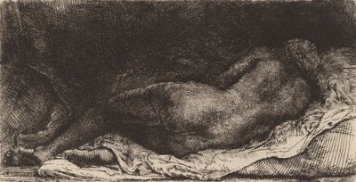 Yatarken Negress, 1658. by Rembrandt van Rijn