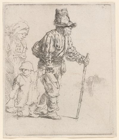 Serserideki Köylü Ailesi by Rembrandt van Rijn