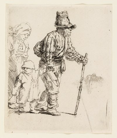 Serserideki Köylü Ailesi by Rembrandt van Rijn