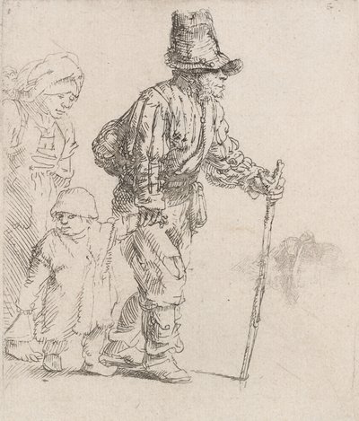 Serseri Köylü Ailesi, c. 1652. by Rembrandt van Rijn