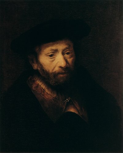 Yaşlı Bir Adamın Portresi, 17. yüzyıl by Rembrandt van Rijn