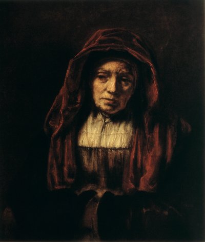 Yaşlı Bir Kadının Portresi, 1654 by Rembrandt van Rijn