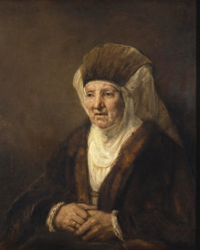 Yaşlı Bir Kadının Portresi, 1655 by Rembrandt van Rijn