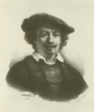 Rembrandt van Rijn, Dutch artist  by Rembrandt van Rijn