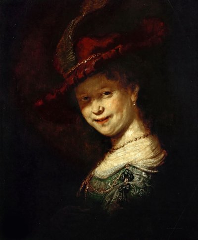 Saskia van Uylenburgh, kız olarak, 1633. by Rembrandt van Rijn