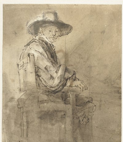 Oturan Sendika: Drapers' Guild'den Jacob van Loon Sendikası, Jacob van Loon, Oturan by Rembrandt van Rijn