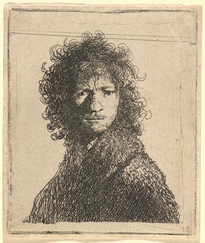Otoportre, Çatık by Rembrandt van Rijn