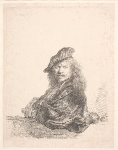 otoportre by Rembrandt van Rijn