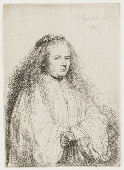 Aziz Catherine ('küçük Yahudi gelin') by Rembrandt van Rijn