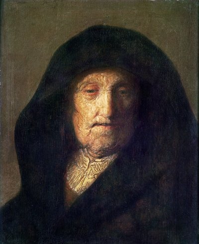 Sanatçının Annesi (yağ) by Rembrandt van Rijn