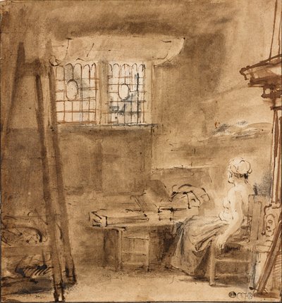 Sanatçının Stüdyosu, 1659 by Rembrandt van Rijn