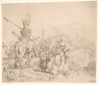 Hadım Vaftizi by Rembrandt van Rijn