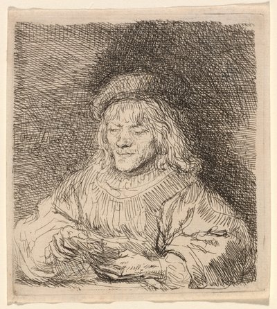 kart oyuncusu by Rembrandt van Rijn