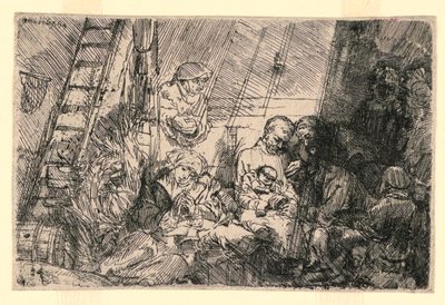 Ahırda Sünnet by Rembrandt van Rijn
