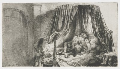 Fransız yatağı by Rembrandt van Rijn