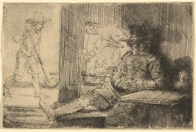 Golf Oyuncusu by Rembrandt van Rijn