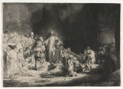 Yüz Gulden Baskısı by Rembrandt van Rijn