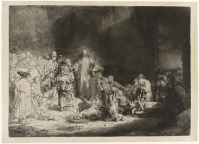 Yüz Gulden Baskısı by Rembrandt van Rijn