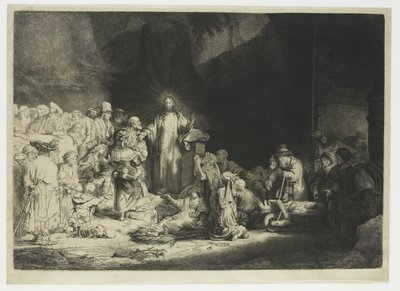Yüz Gulden Baskısı by Rembrandt van Rijn
