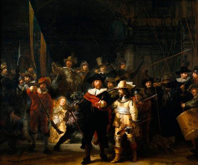 Gece Nöbeti, 1642. by Rembrandt van Rijn