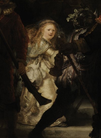 Gece Nöbeti Ayrıntısı, 1642 by Rembrandt van Rijn