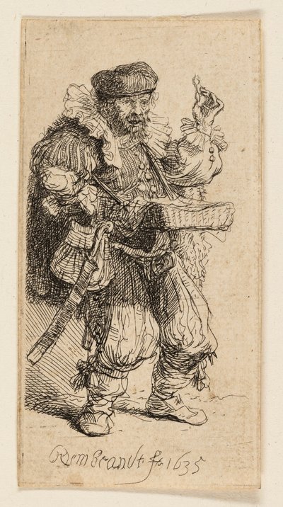 şarlatan avcısı by Rembrandt van Rijn