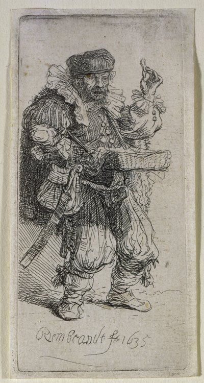 şarlatan avcısı by Rembrandt van Rijn